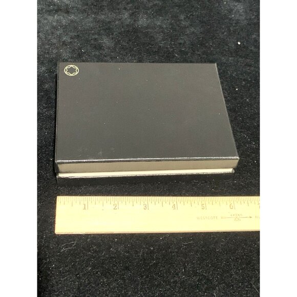 Montblanc Wallet Box Presentation Display Hard Case Black Empty 38036 - Picture 5 of 7